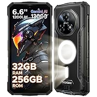 DOOGEE Fire 5 Ultra Rugged Smartphone, 32GB+256GB/2TB Telefono Indistruttibile