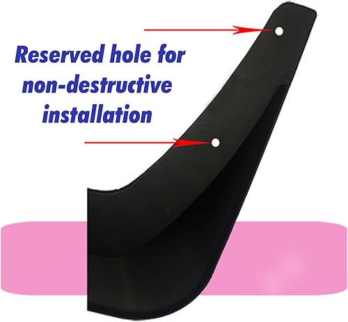 Miniatura 5 de biosp Auto Mud Flaps Splash Guards para Volkswagen VW Tiguan 2010 2011 2012 2013 2014 2015 2016 2017 Cubierta de guardabarros delantero y trasero PP