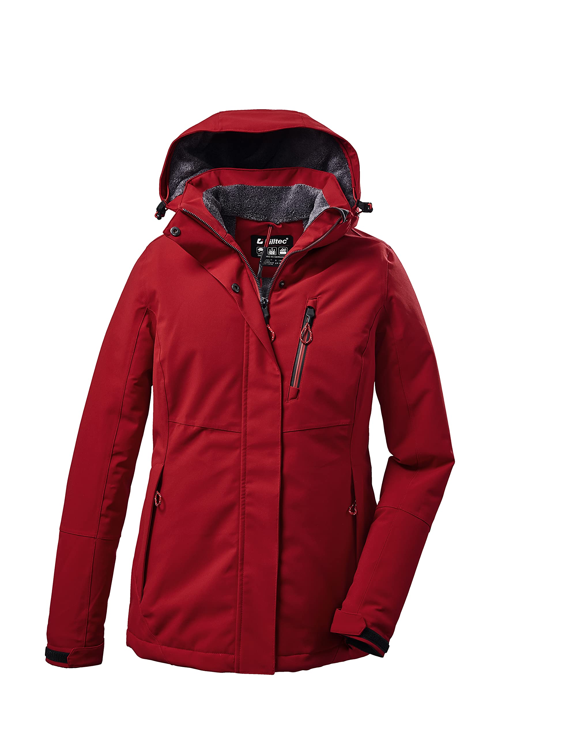 Killtec Damen Outdoorjacke Funktionsjacke mit abzippbarer Kapuze KOW 140 WMN Jckt wasserdicht, Winddicht, atmungsaktiv