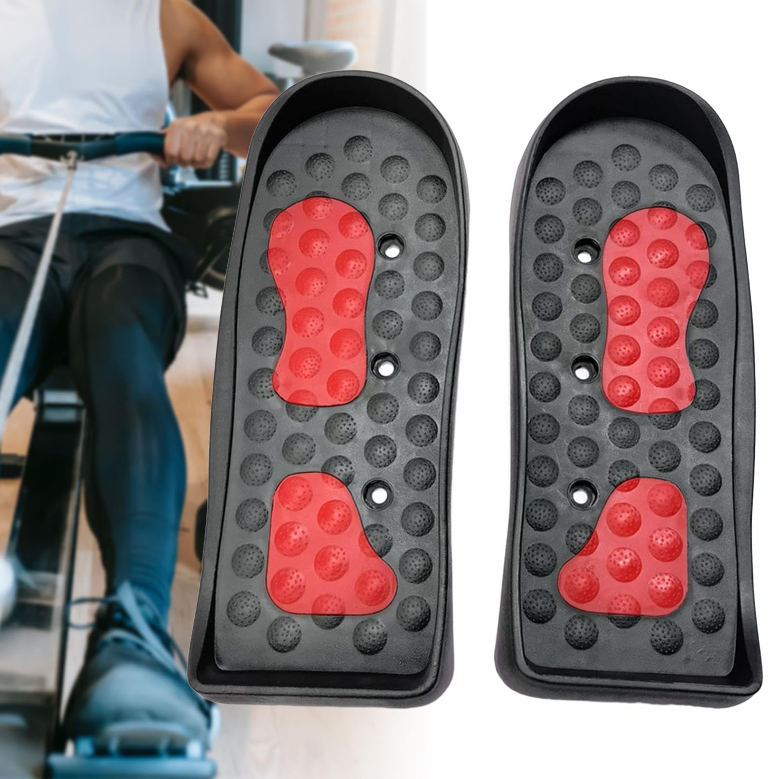 2 Stücke Ellipsentrainer Pedale Ersatz Reparatur für Fitness Gym Büro