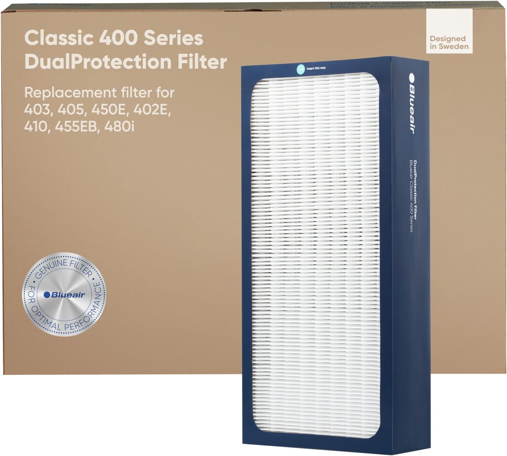 Classic 400 Series Genuine DualProtection Filter; fits Classic 480i, 402, 403, 405, 410, 450E, 455EB