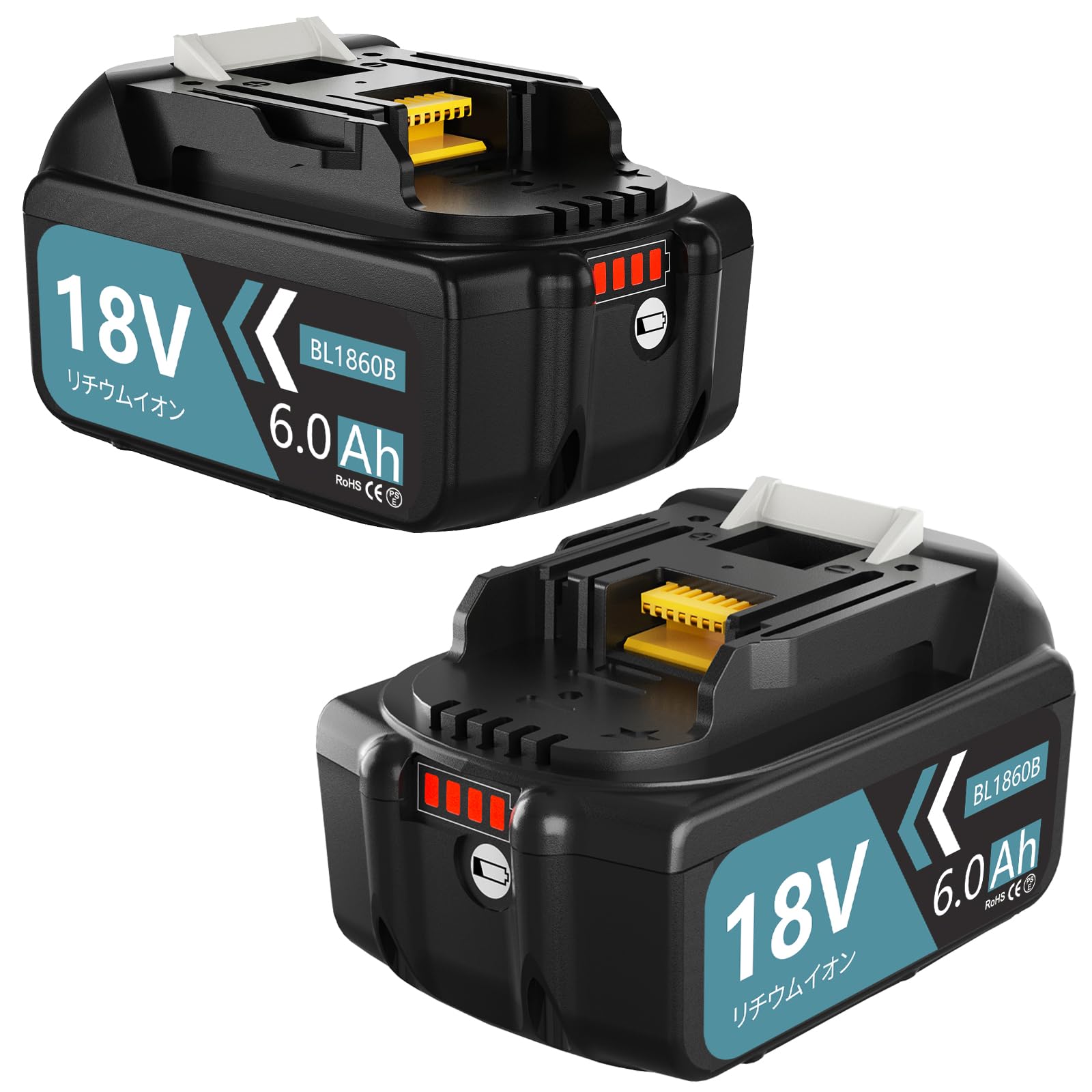 Makita 18V 6.0Ah リチウムイオンバッテリー2個セット マキタ 