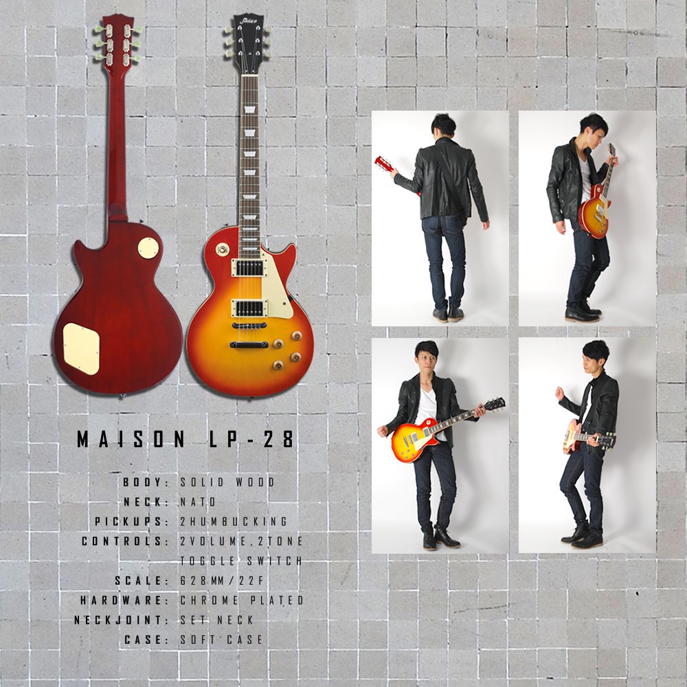 メイソン Maison エレキギター グリーン 31U1PqXAeqL.jpg