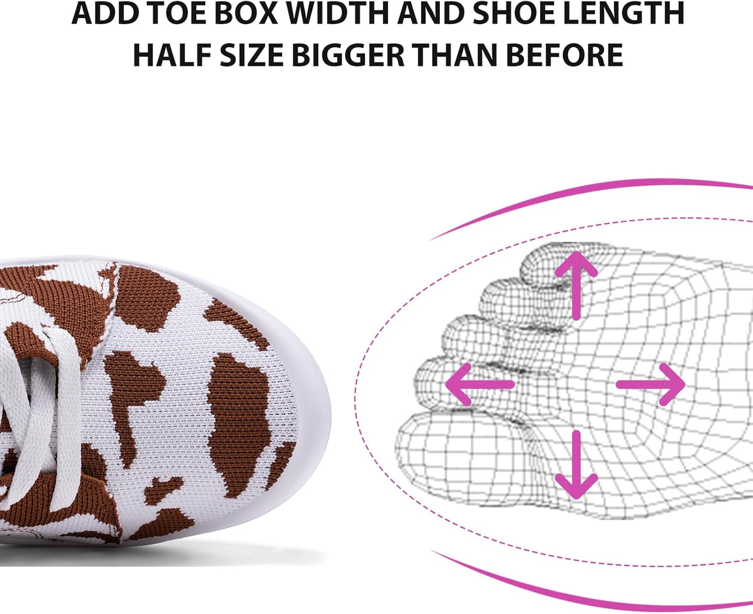 Women’s Low top Pull On Arch Support Loafer, Soft Comfort Casual Barefoot Walking Shoes,Breathable Stretchy Mesh Lightweight Non-Slip Fashion Sneakers - Image 4