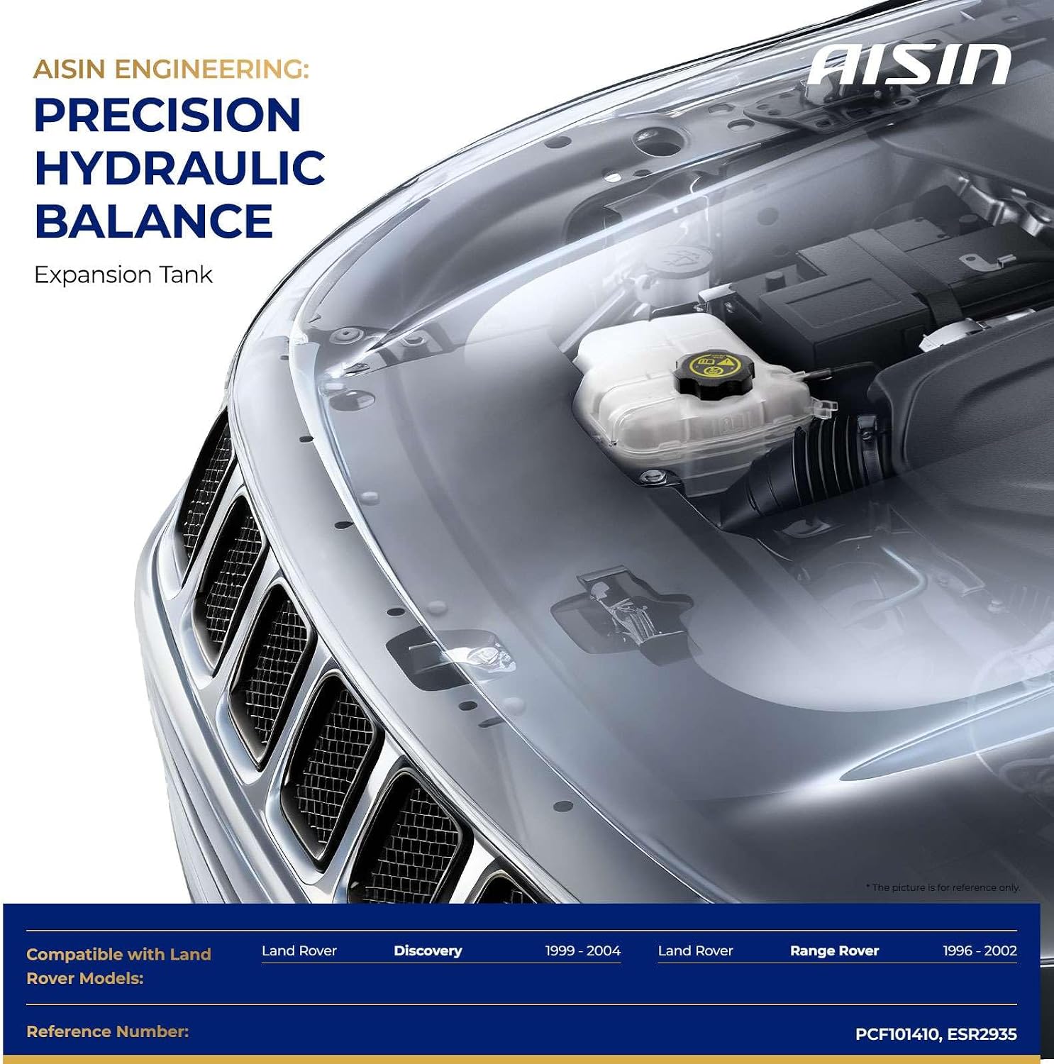 AISIN AFTERMARKET EXTLR-00164 Coolant Reservoir Expansion Tank with Cap