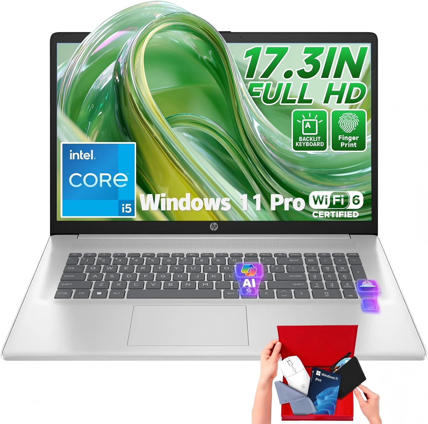HP 17.3″ Business Laptop,...