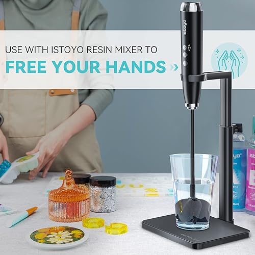 Miniatura 7 de ISTOYO Mezclador de resina con soporte mezclador