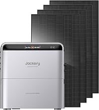 Jackery SolarVault 3 Pro Max Balkonkraftwerk mit Speicher, 2500 W, 4 MPPT, 4000 W PV-Eingang, 2,52 kWh erweiterbar, mit 4 x 500 W Solarmodulen