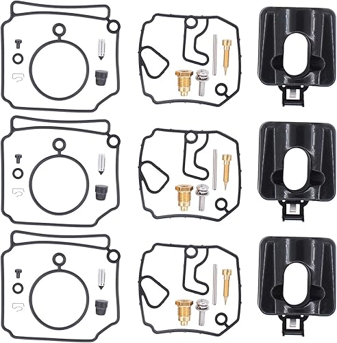 Miniatura 1 de XtremeAmazing Kit de reparación de carburador para Yamaha 40-50Hp Fuerabordas de 2 tiempos 1989-2009 Sustituye a 6H4-W0093-03-00 6H4-W0093-02-00