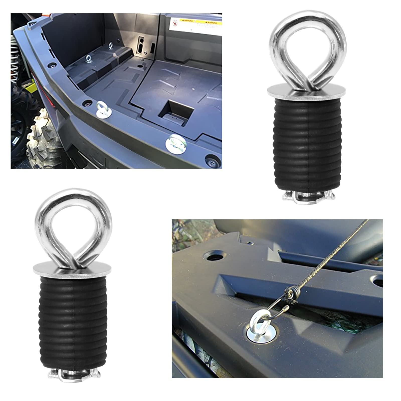 EATAKWARD Spannanker passend für 2,5 cm Schlossloch Ersatz für Polaris RZR 800 900 1000 XP Turbo Pro Ersatz für Sportsman 850 570 450 ACE 900 570 500, RZR 1000 Zubehör (6 Stück)