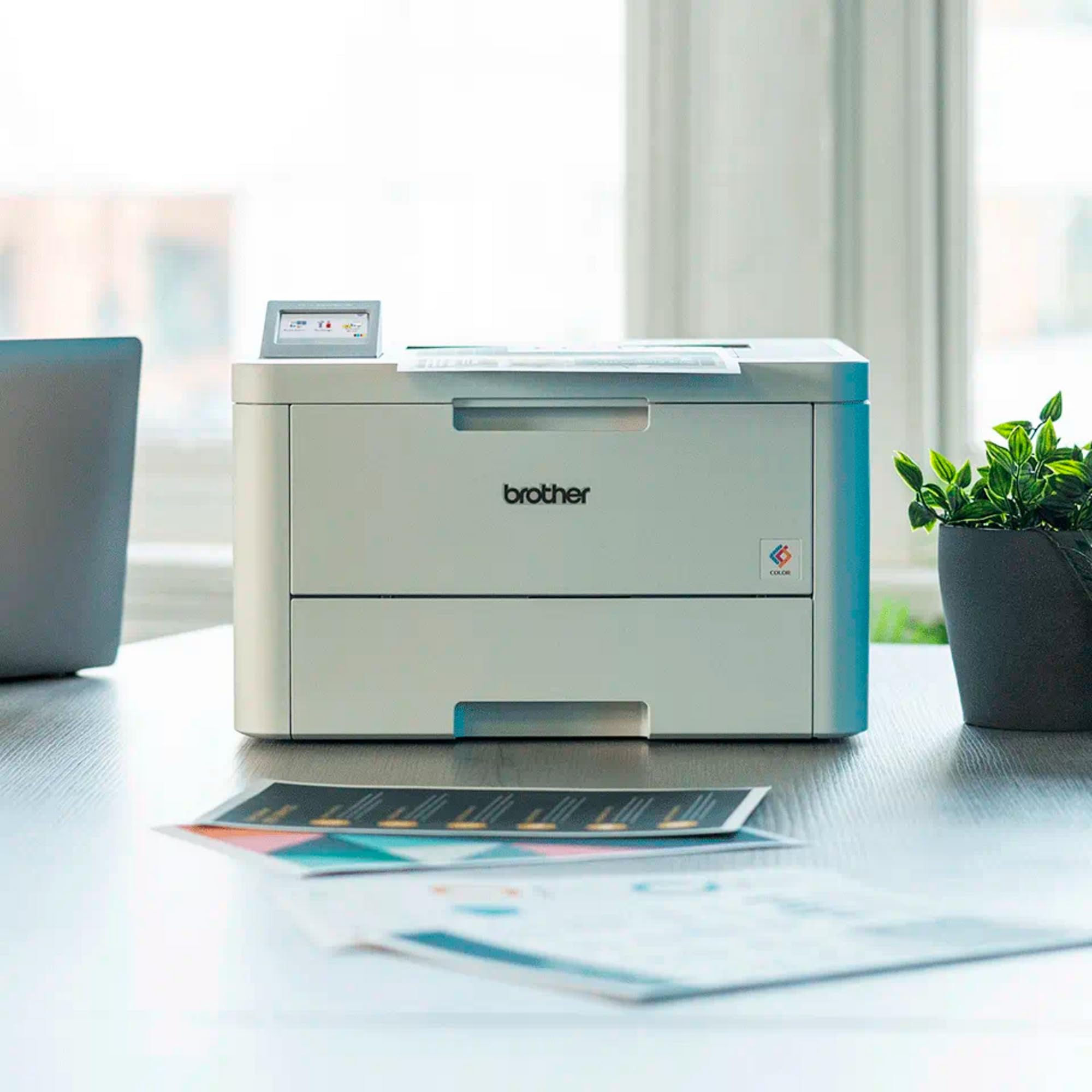 Brother HLL8230CDW | Stampante LED a Colori | 30 ppm | Stampa Fronte/Retro | Touchscreen 6.8cm| WiFi e USB | Inbox toner da 1000 pag