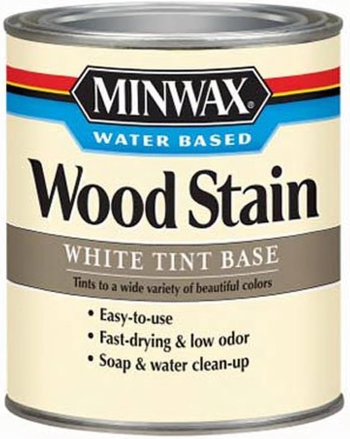 618064444 Water-Based Wood Stain, quart, White Oak , Tint Base