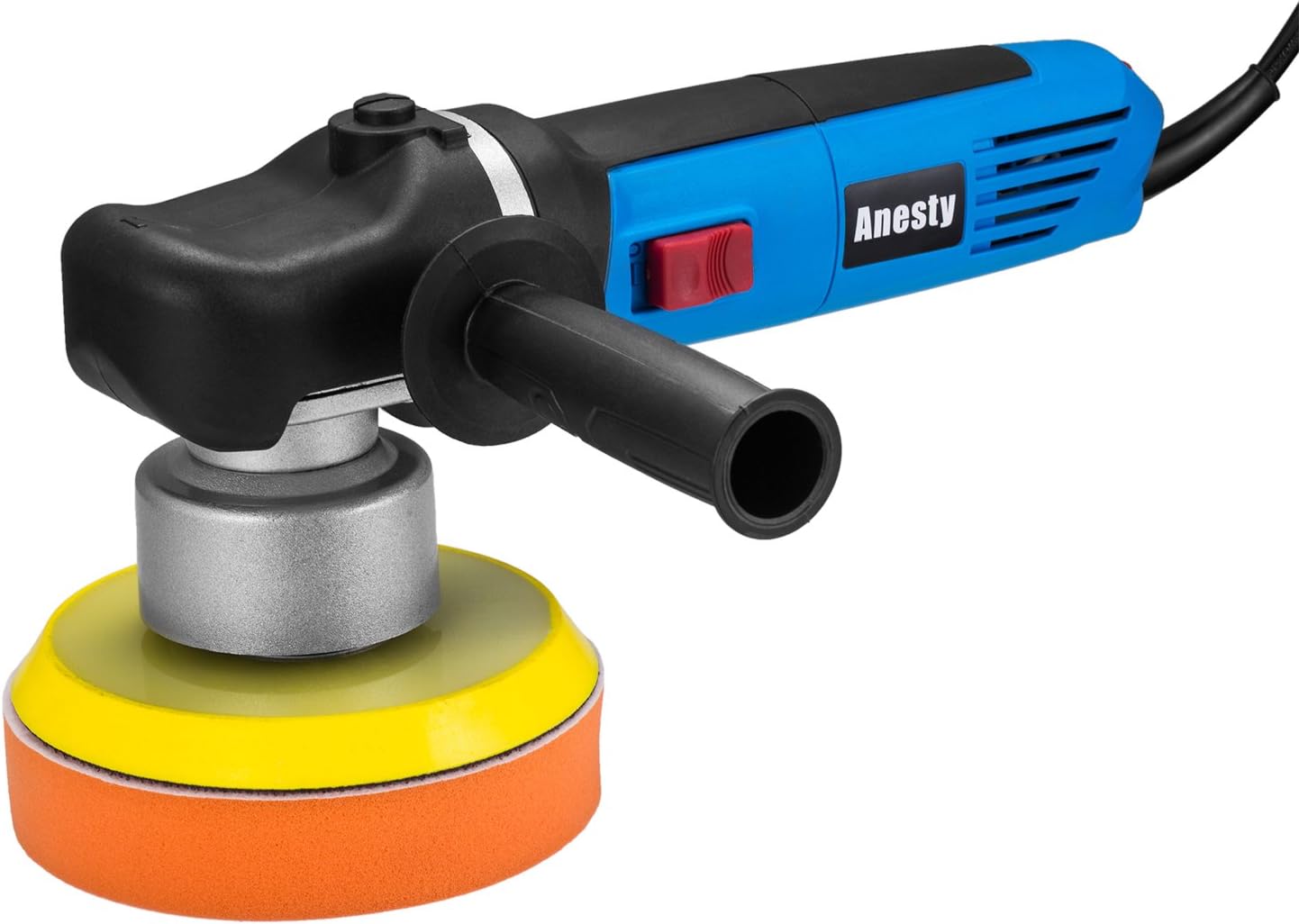 Anesty 6 Inch Variable-Speed Random Orbital Polisher 7 Amp Power Dual Action Polisher with Polishing Pad (Hook & Loop)