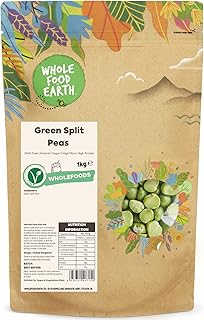 Wholefood Earth Green Split Peas 1 kg | GMO Free | Natural | High Fibre ...