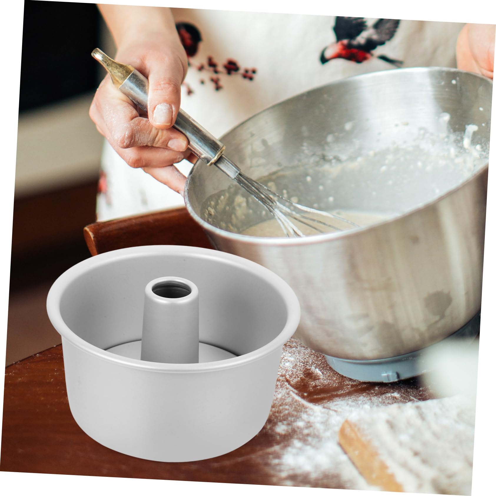 Amosfun 3 Ensembles moule a gateau circorama moule rond cake pop muffins à gâteau rond plats de cuisson poêle en métal à cake avec fond amovible d'aluminium