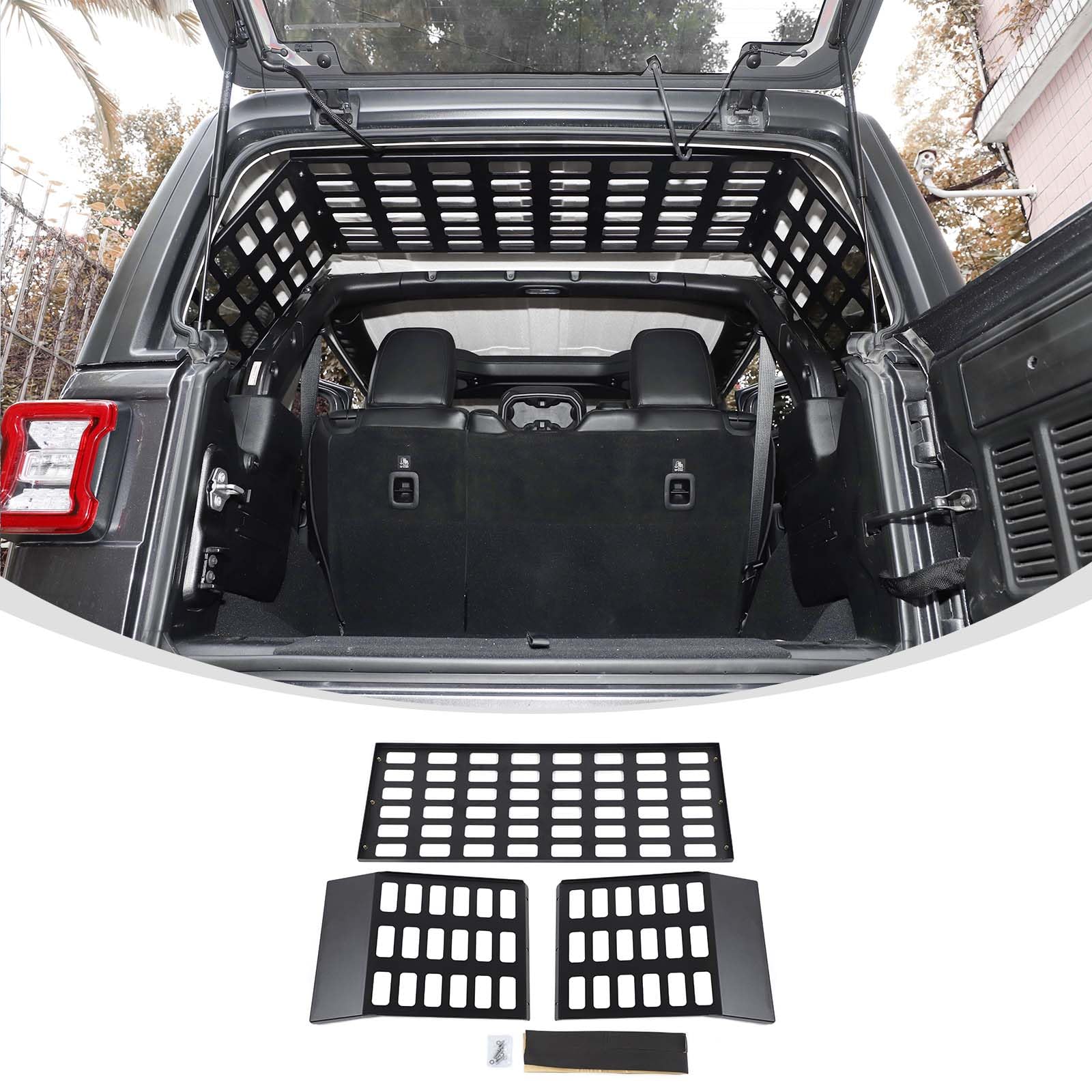 ジープ ラングラー JLトランク拡張 収納ラック 