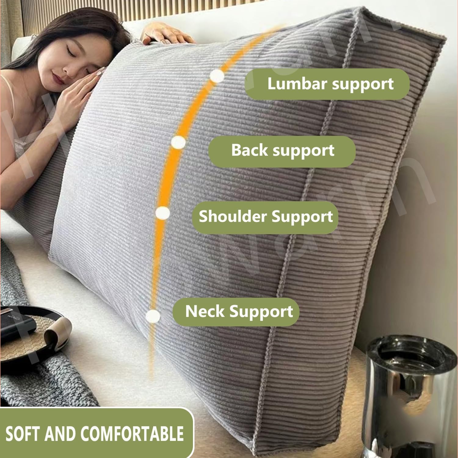 Lesekissen Für Bett Und Sofa, Bequees Rückenkissen It Eory Foa, Reflux Kissen Verwendbar