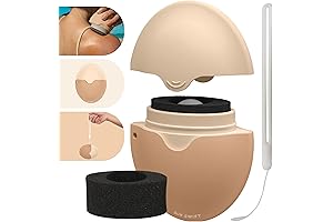 Silicone Sunscreen Applicator with Refillable Sponge for Easy Mess-Free Sun Protection