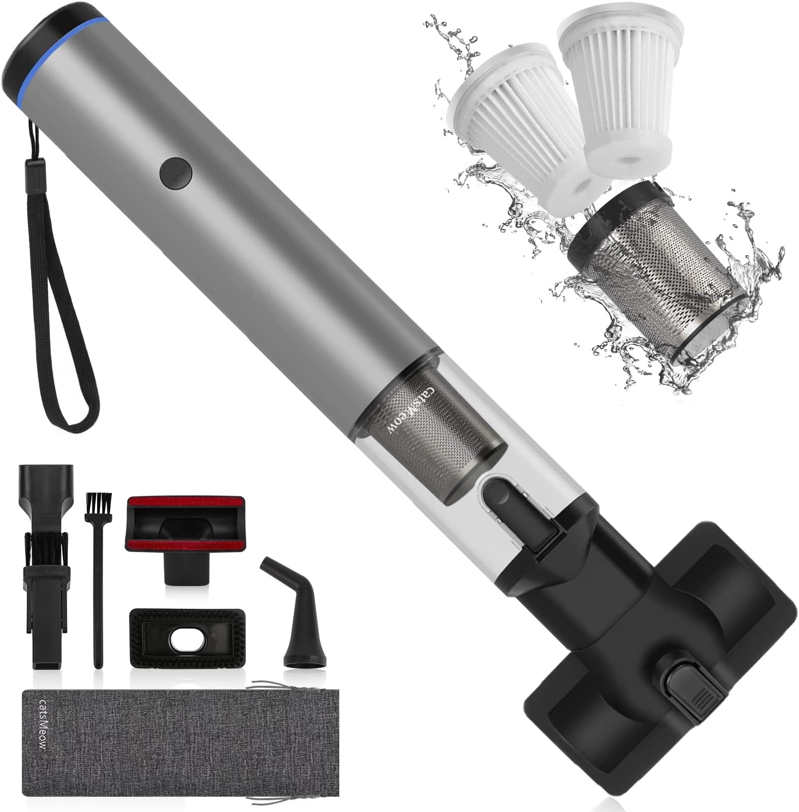 JML Invictus X1 Handheld Vacuum Cleaner Cordless, Bagless Lightweight