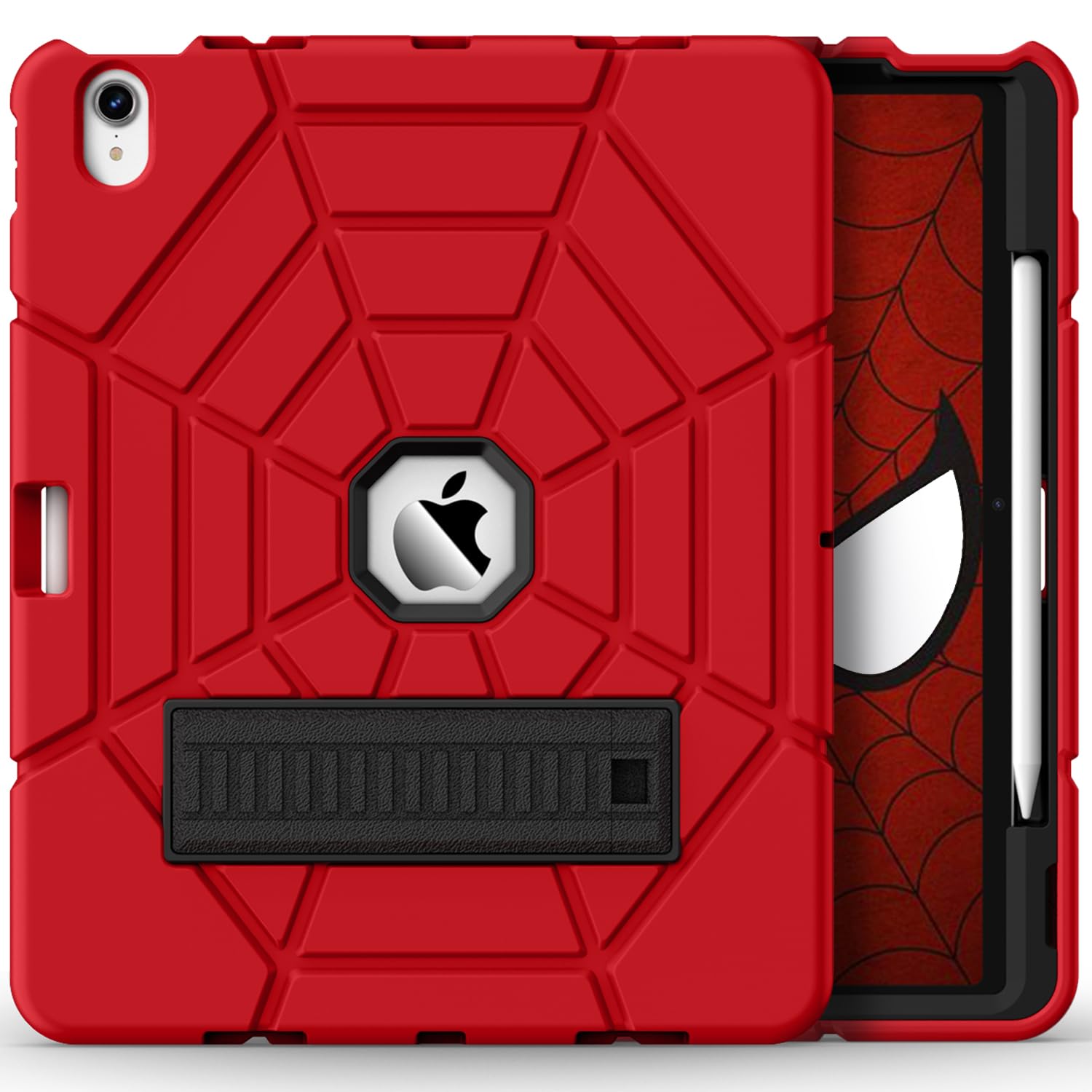 Grifobes for iPad Air 13 inch (M3/M2) 2025/2024, Heavy Duty Shockproof Rugged Protective Cover with Pencil Holder Built-in Stand for i Pad Air 6th Gen