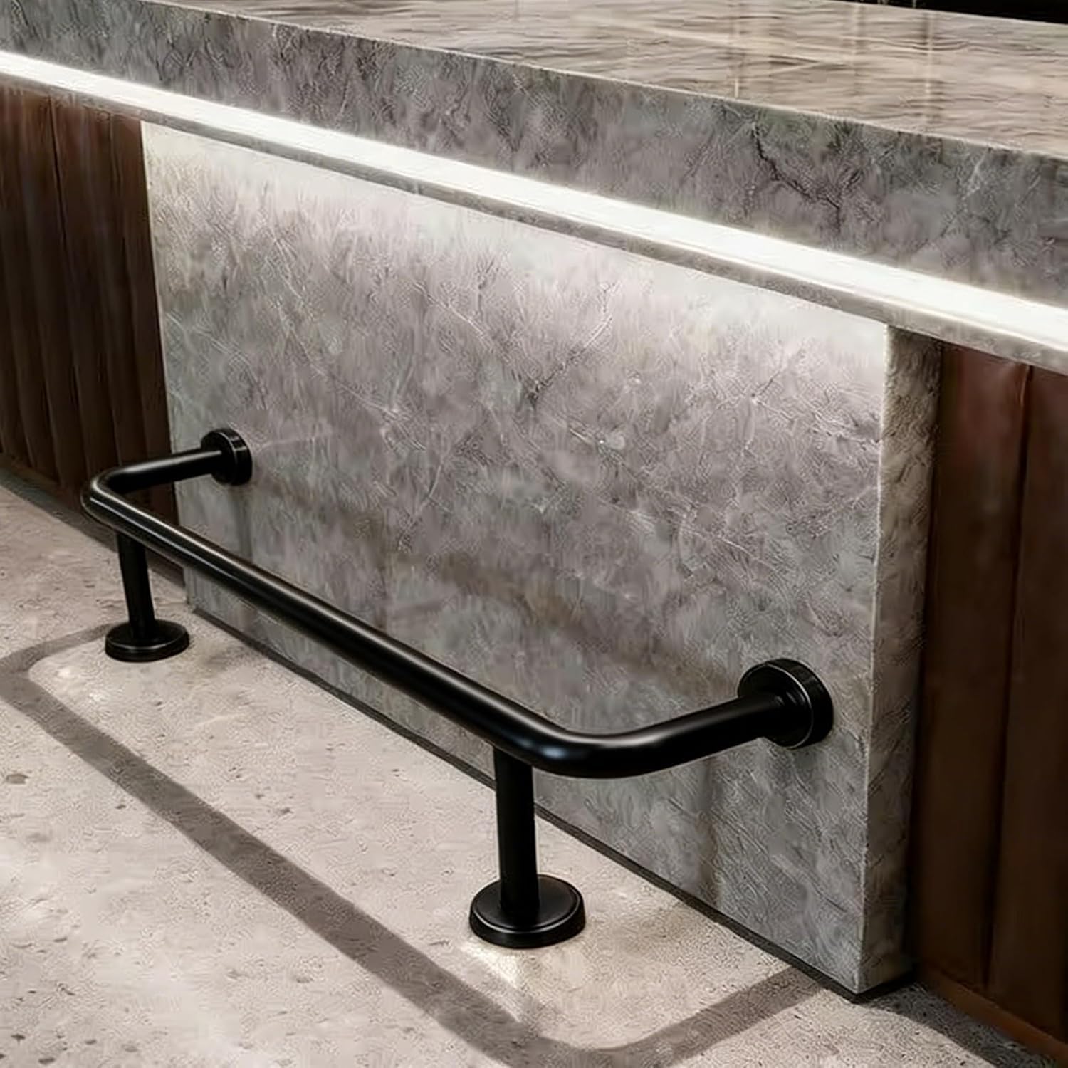 k3Mq9Rw Handrails with kick plates Stainless Steel Handrail Kit, Suitable For Modern Handrails In Residential And Commercial(80cm/2.6ft)
