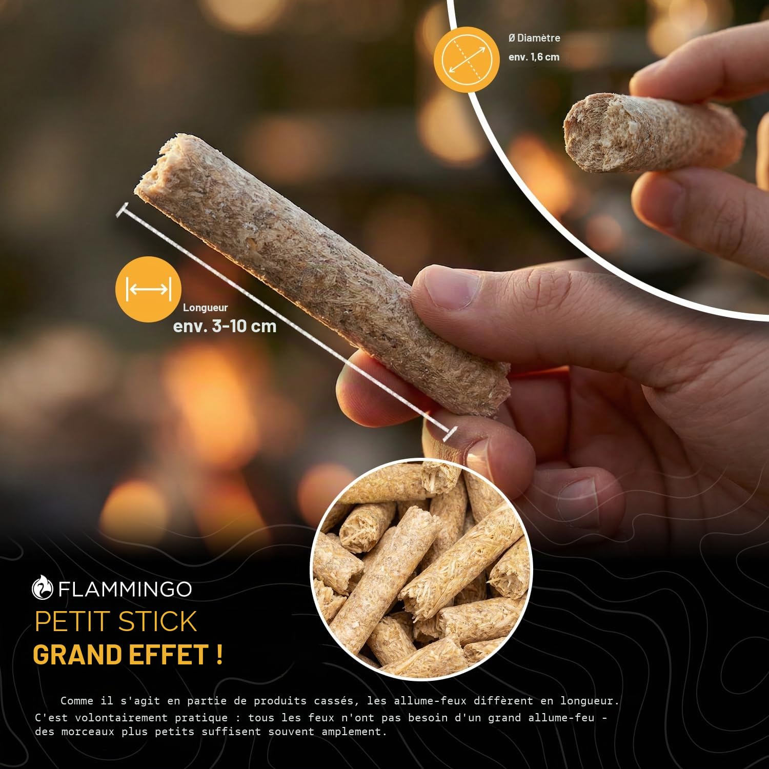 Lot de 10 kg d'allume-feu - Idéal pour barbecue, cheminée, poêle - En laine de bois écologique et cire - Rapide et respectueux de l'environnement