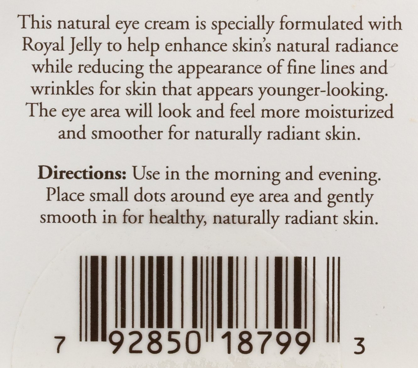 Burt's Bees Radiance Eye Cream, 0.5 Ounces