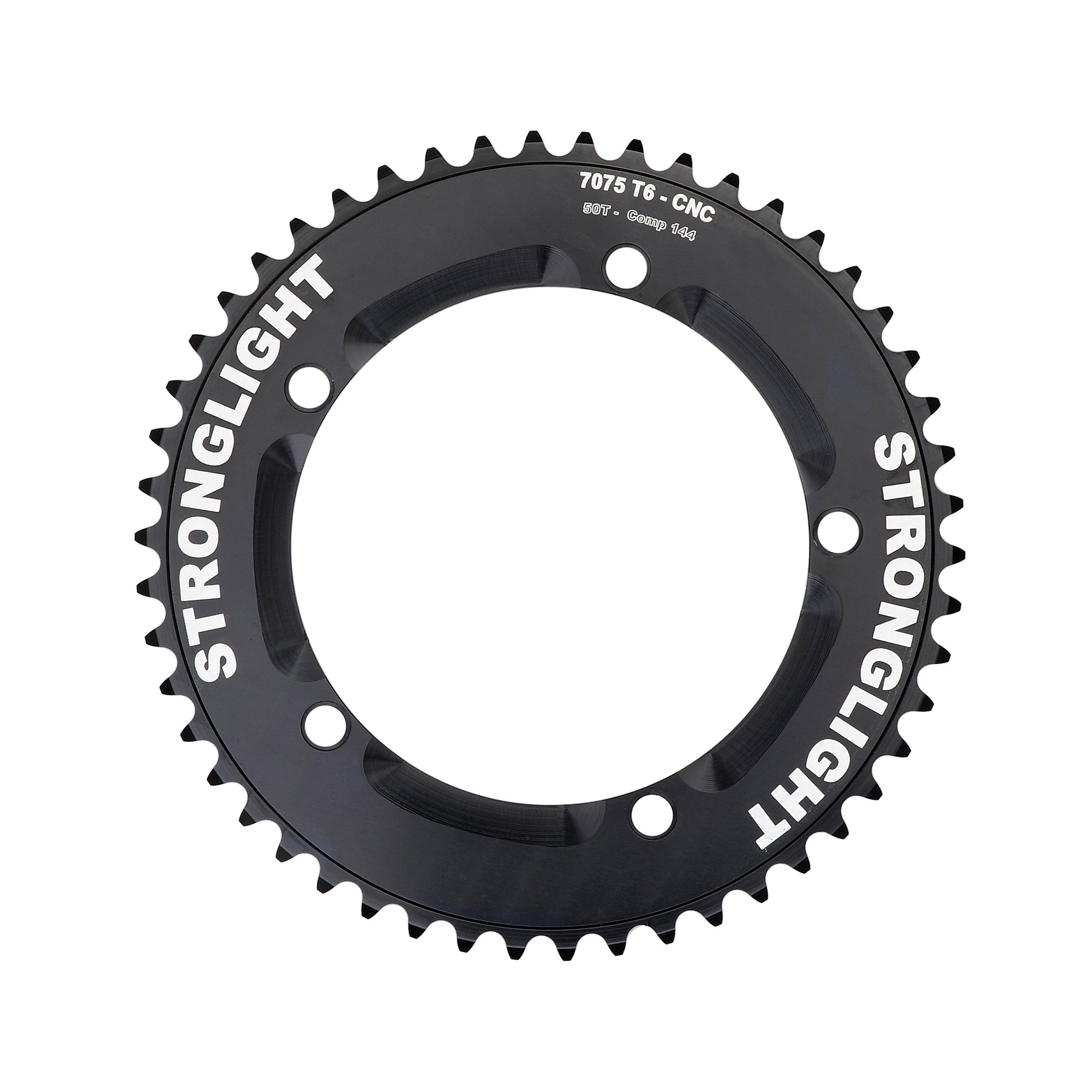 Plateau StrongLight 5 branches 144 PCD pour transmission de vélo fixe - 3