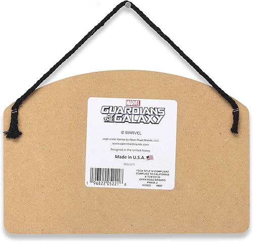 Miniatura 3 de Open Road Brands Marvel Guardians of The Galaxy I Am Groot - Decoración de pared de madera colgante  Bonito letrero de bebé  Gran idea de regalo