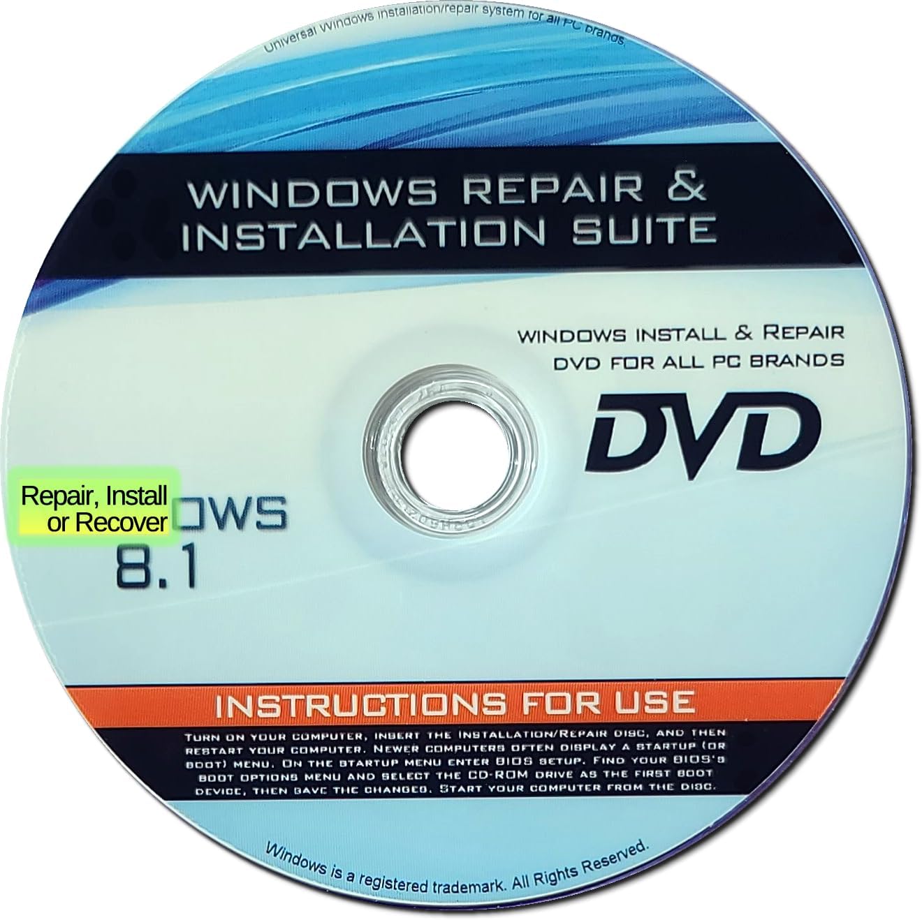 Win 8.1 Compatible Install & Repair - Basic, Pro, and Enterprise AIO 32/64bit Thumbnail