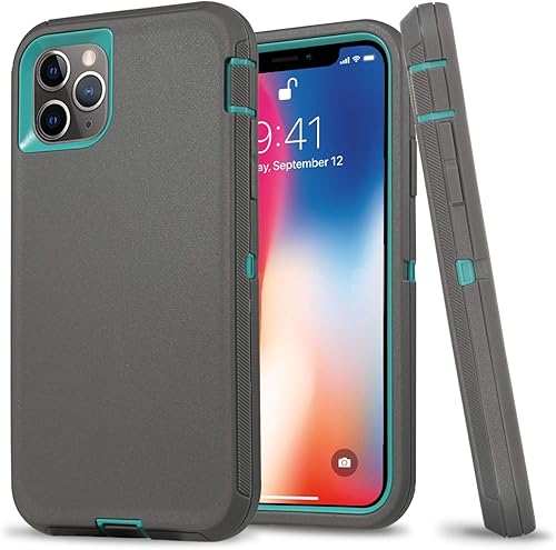 iPhone 11 Pro Max Case, Case for iPhone 11 Pro Max 6.5-Inch with 1 Screen Protector,Heavy Duty Shockproof Case Full Body Protective Cover