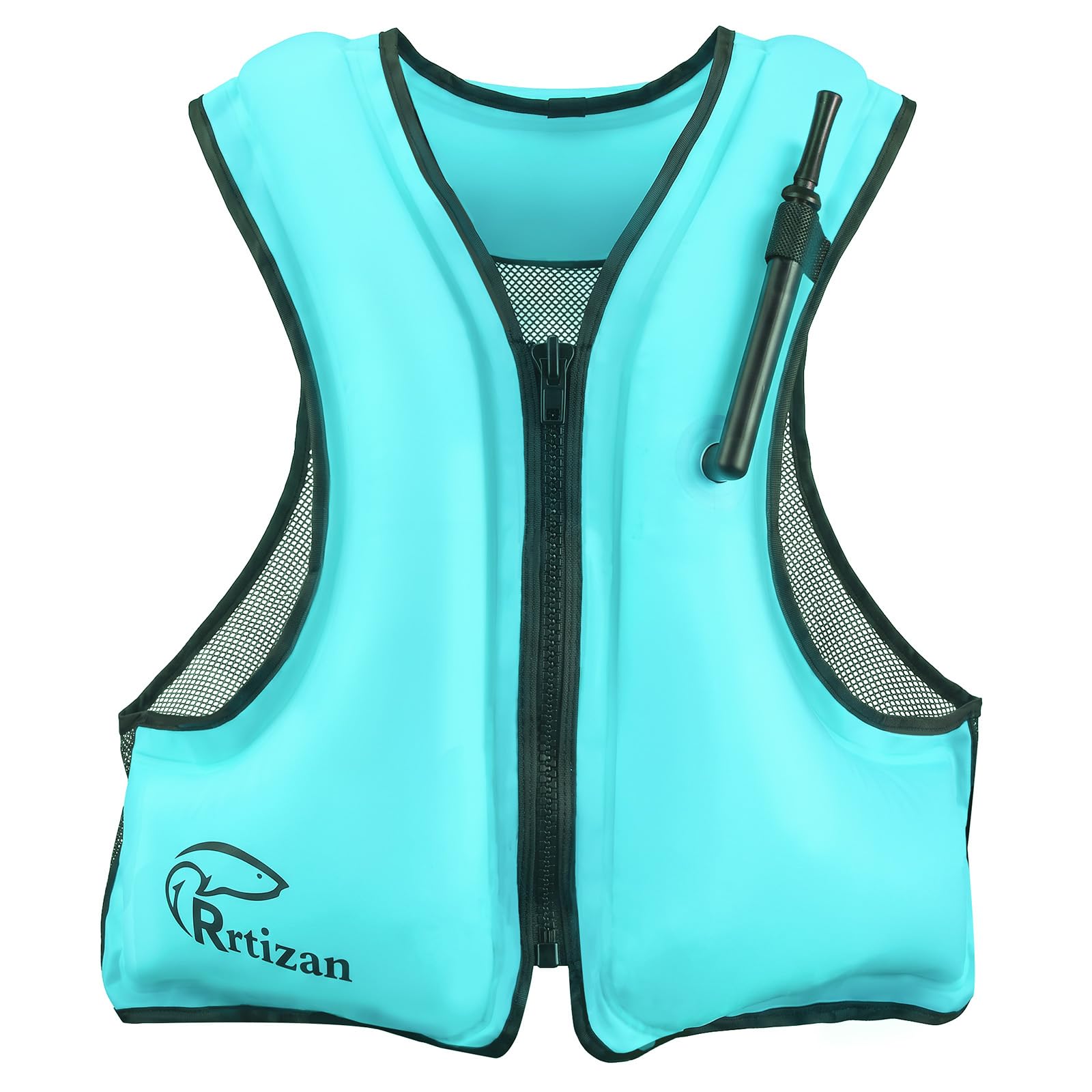 Rrtizan Inflatable Snorkel Vest for Adult, Suitable for Adult 90-220lbs