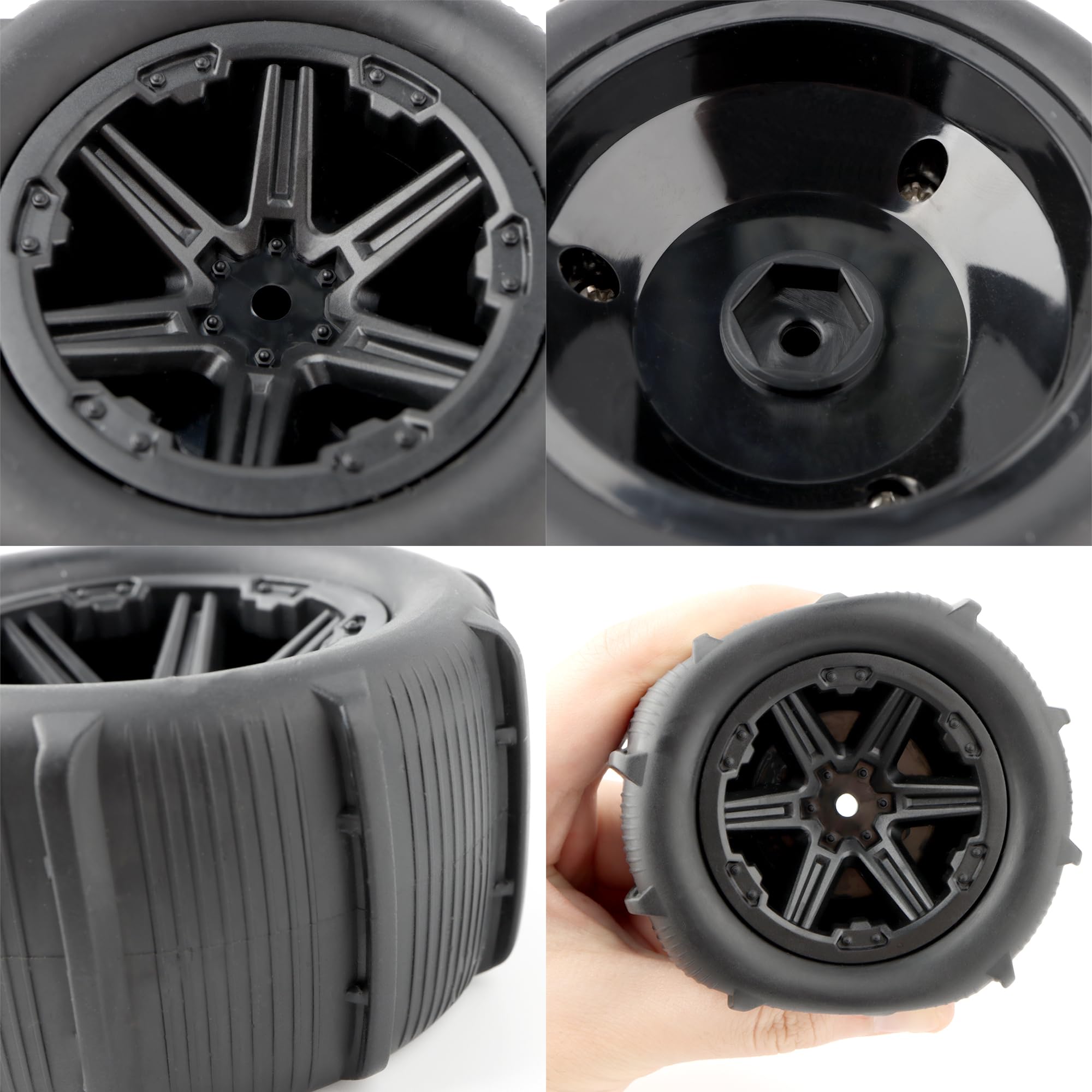 Snow Desert Tire Desert Wheels With Paddle Tires 44001 124019 12424001 1 12 1 14 1 16 Truck Accessories Diy Modification