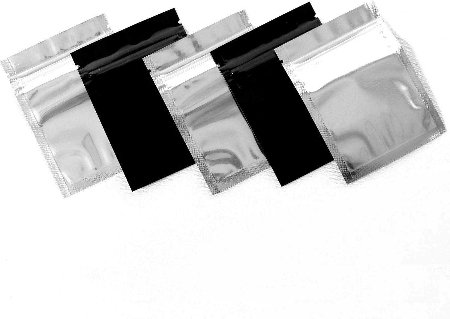 SCENT SEAL 100 Pack, 3"x4" Smell Proof Mylar Resealable Bags with Airtight Ziplock, Heat Seal