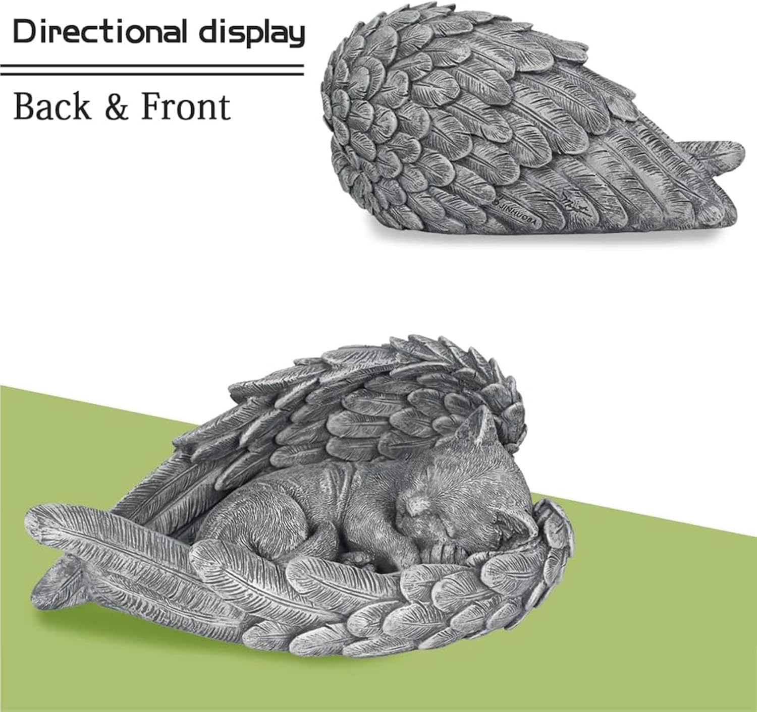 Regalo commemorativo della lapide della Statua commemorativa del Gatto dell'angelo dell'animale Domestico for i defunti