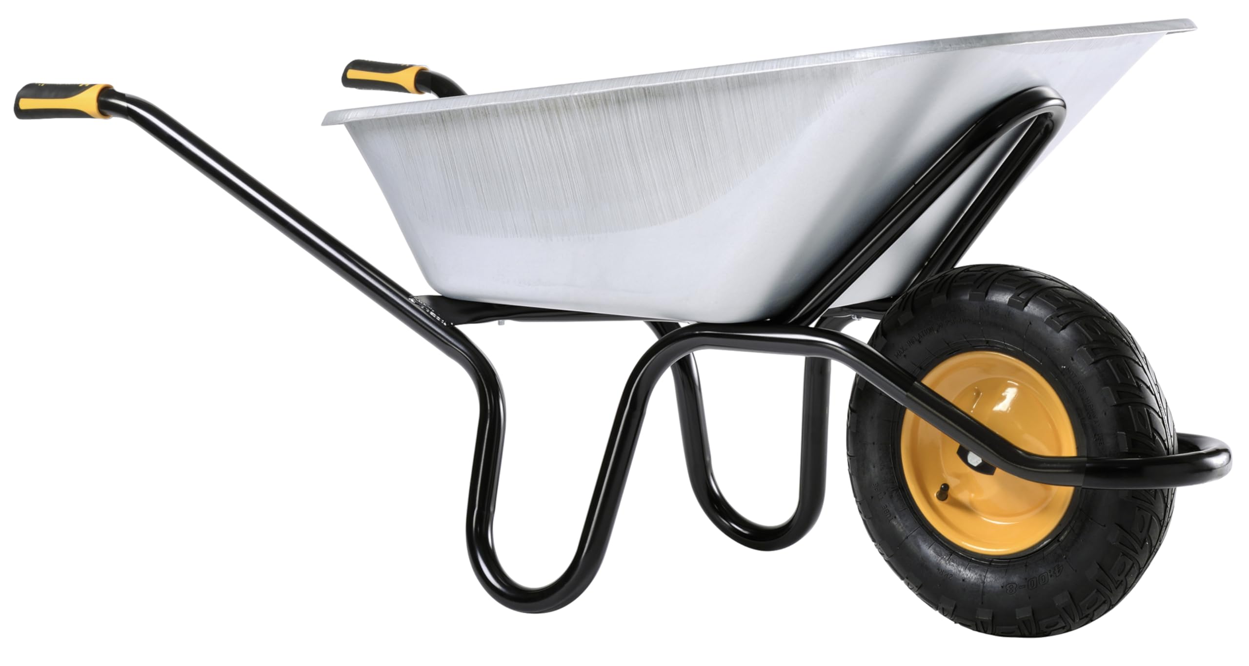 Brouette HAEMMERLIN Aktiv Excellium Plus 120L RENO Galva Roue Gonflée Grise - 305400605