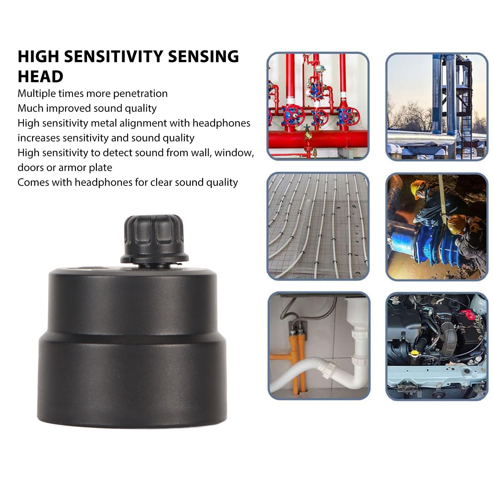 Dispositivo Ascolto Pareti Amplificatore Suono 13000X - Microfono Spionaggio Professionale - Foto 5