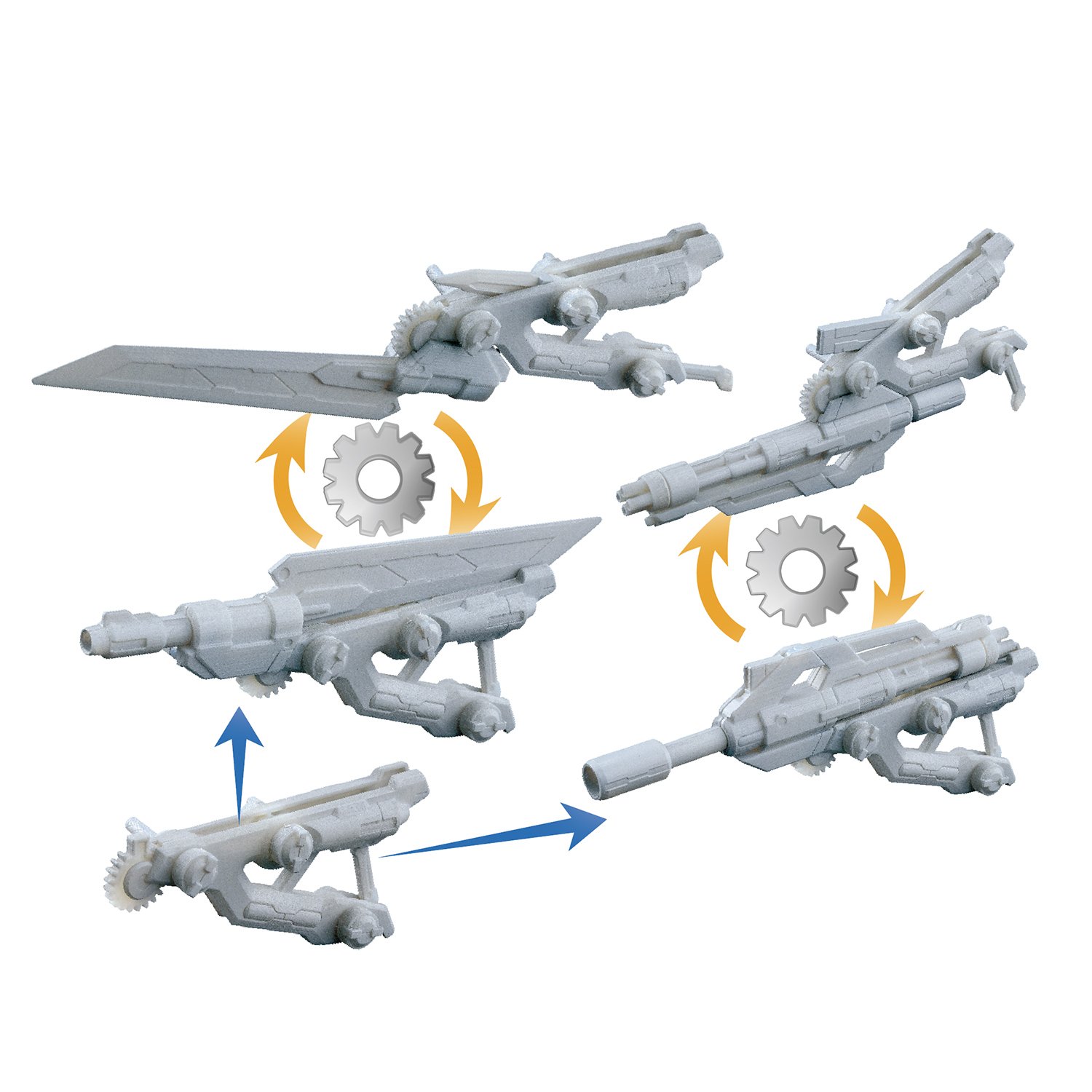 Bandai Gundam Kit Di Montaggio Modellismo: Action Figure Da Costruire, Multicolore, Rif. 25760, Senza Colla - 3