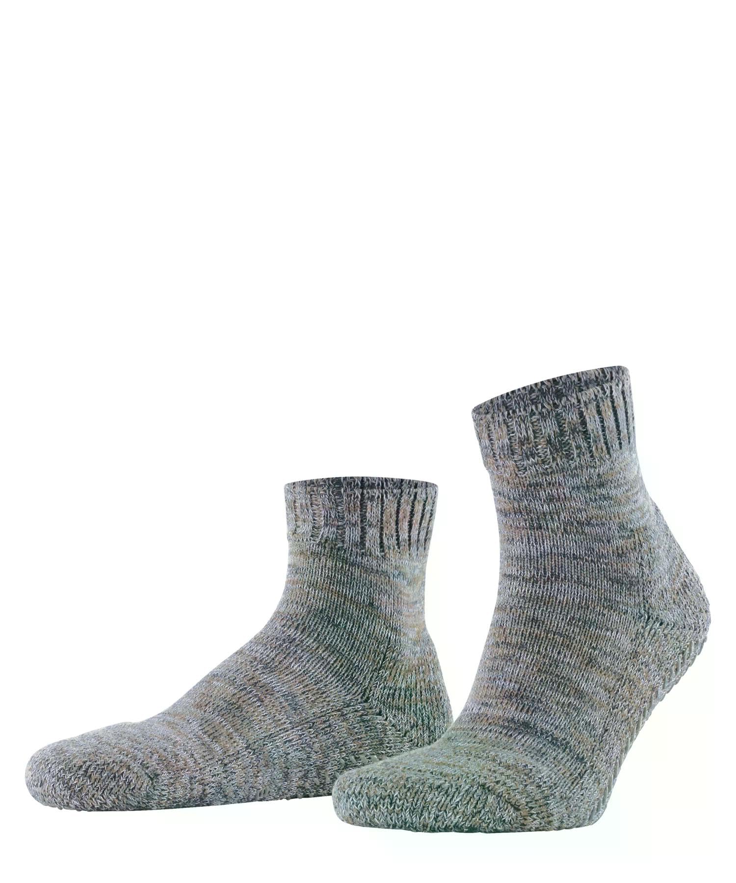 FALKE Herren Cotton Grip Stoppersocken atmungsaktive Baumwolle rutschhemmende Noppen auf der Sohle Hüttensocken warm weich bequem Home Office 1 Paar