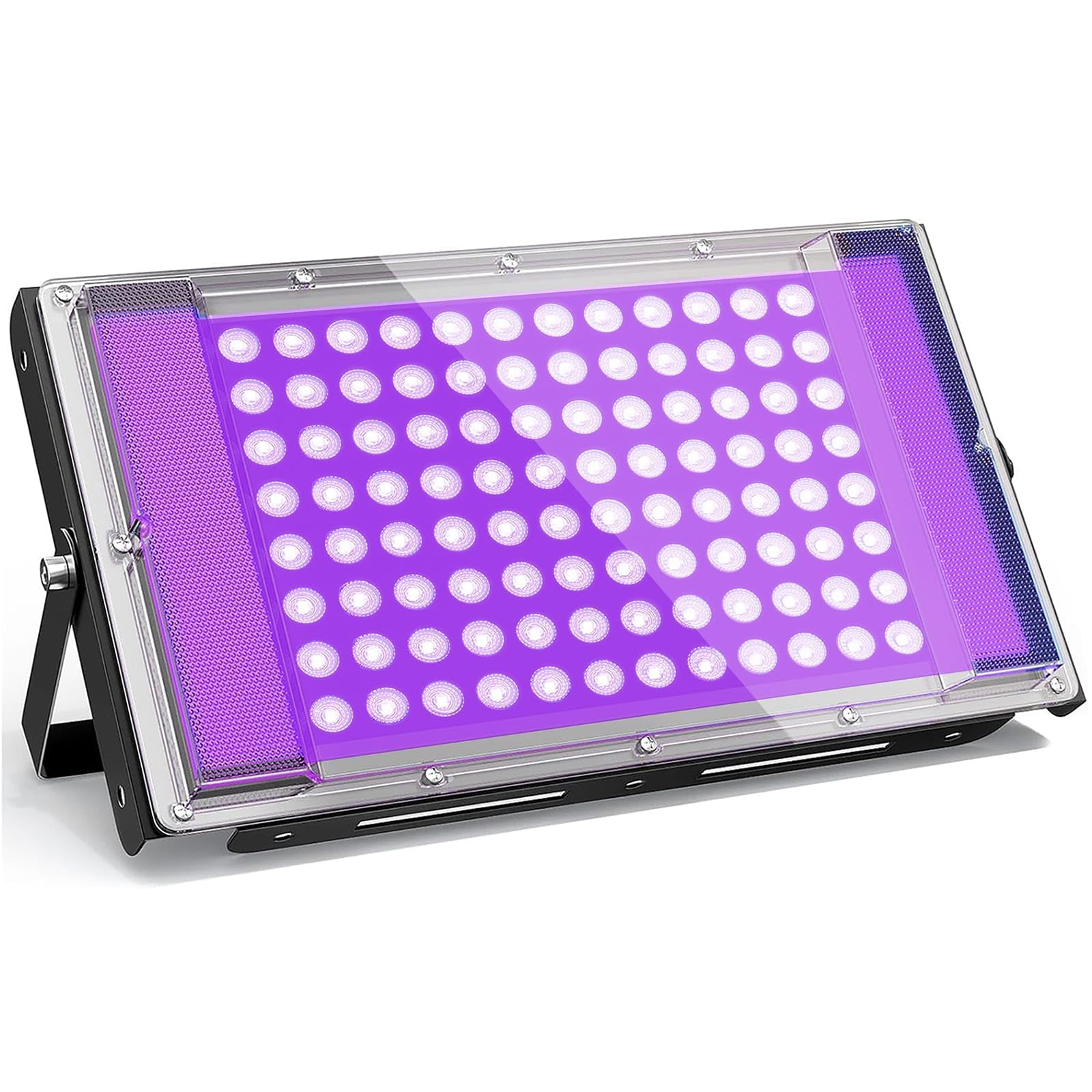 GKT 100W LED Schwarzlicht, Schwarzlicht Strahler, IP66 Wasserdichtes, schwarzlichtlampe mit Stecker, Passend für Halloween, Körpermalerei, Fluoreszierende Poste, Party Deko, Weihnachten