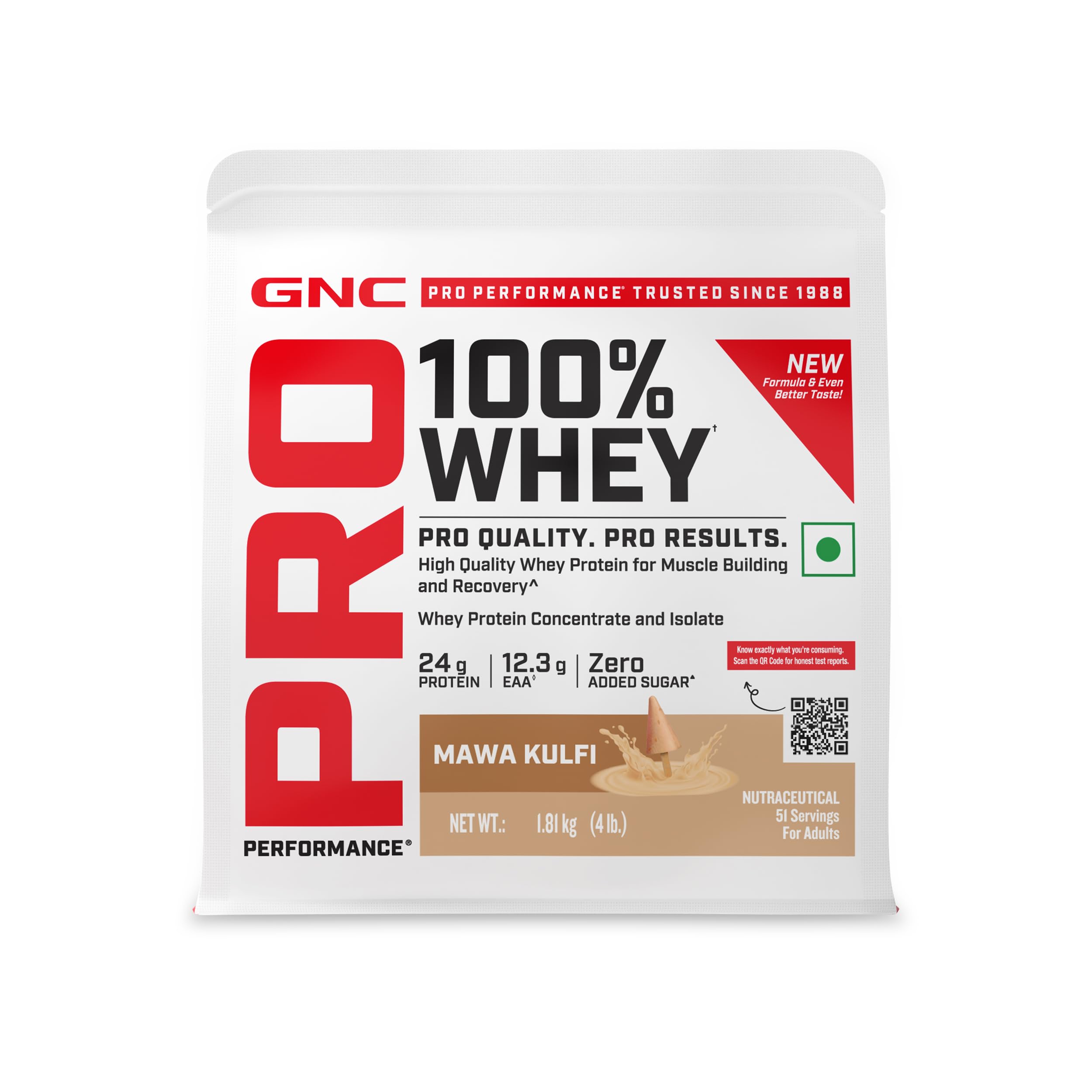 GNC Pro Performance 100% Whey Protein | New Formulation | 24g Protein, 5.7g BCAAs, 12.3g EAAs | Added DigeZyme® | Whey Isolate & Concentrate Blend, Low Carb (4.51g), No Added Sugar | Chocolate Fudge, 4kg — Amazon image 30