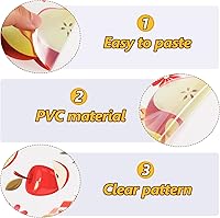 Vista 2 de 9 hojas de calcomanías de ventana de Shana Tova Rosh Hashanah, calcomanías de ventana de Año Nuevo judío, calcomanías de miel, granada, flores