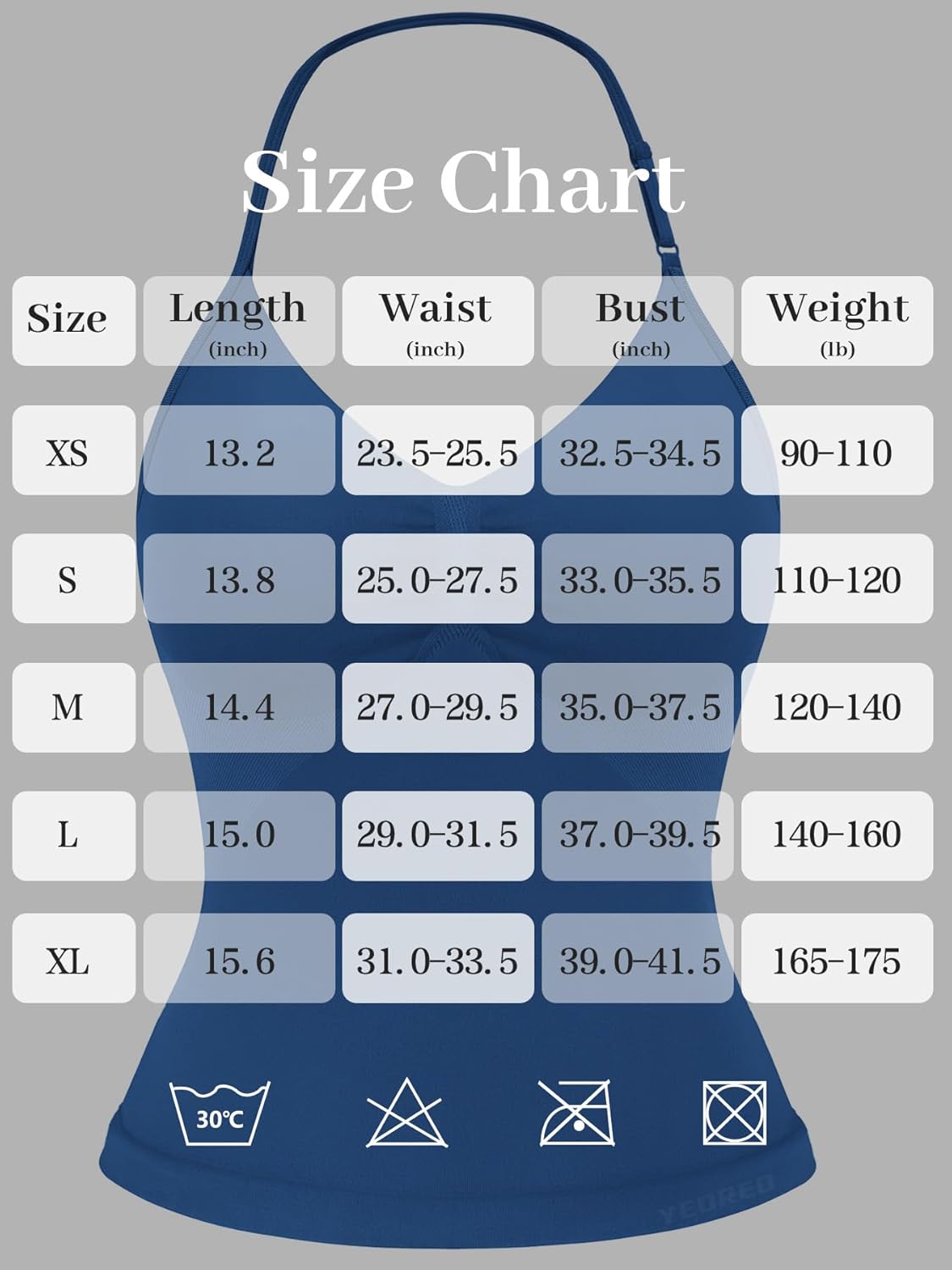 YEOREO SoftHue Impact Longline Strappy Top Women's Halter Workout Tank Tops Backless Gym Longline with Adjustable Strap - Image 6