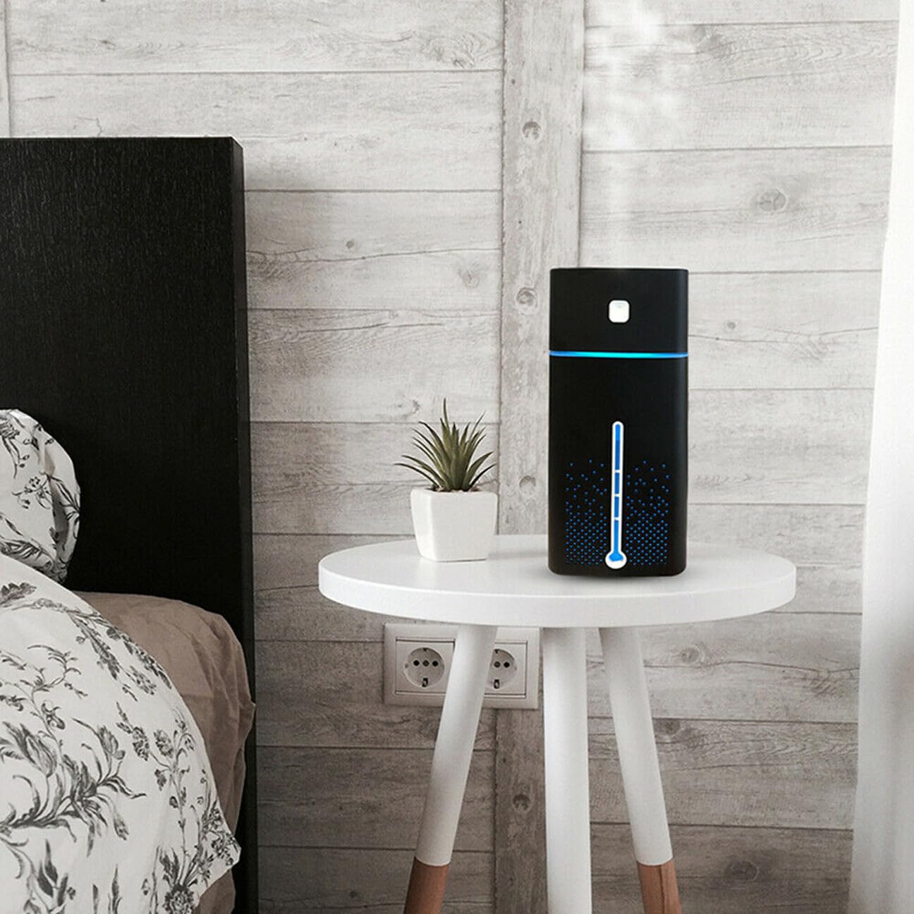 TOYANDONA Umidificatore USB Silenzioso da 1l con Vapore Ultrafine per Casa, Ufficio e Auto, Multifunzionale