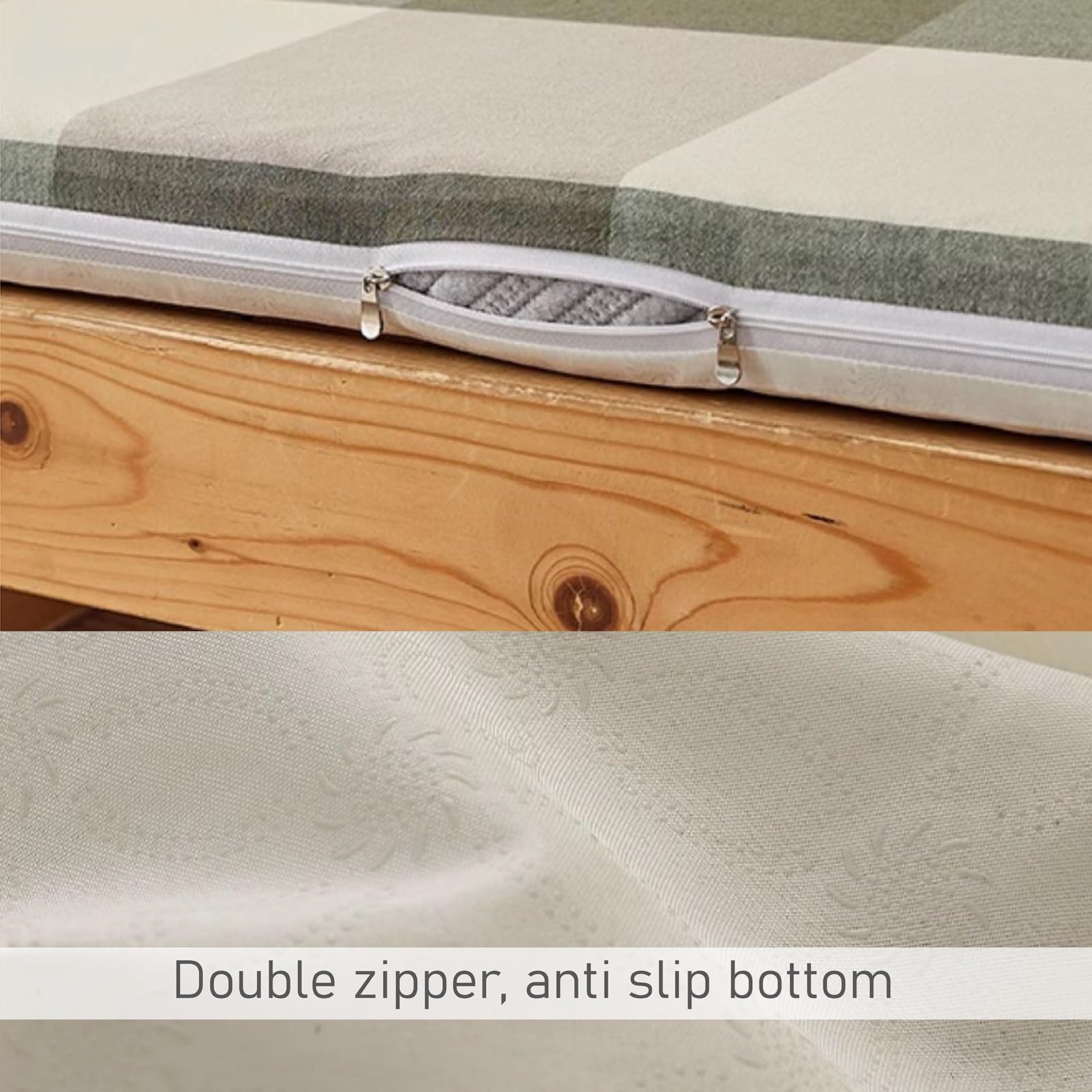 Japoński futon pokrowiec na materac w rozmiarze queen size, bawełna, pyłoszczelna podkładka podłogowa, ochraniacz do pokoju w akademiku, 120 x 200 cm, miękki i wygodny