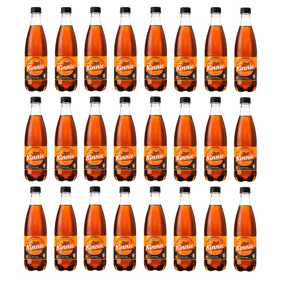 Kinnie Zest Bittersüßer Softdrink mit Orangengeschmack ohne Zucker aus Malta 24x500ml inkl. Einwegpfand