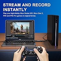 Vista 5 de Cam Link 4K, tarjeta de captura HDMI USB 3.0, tarjeta de captura de cámara externa para DSLR, videocámara, cámara de acción como cámara web