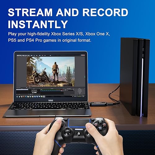 Miniatura 5 de Cam Link 4K, tarjeta de captura HDMI USB 3.0, tarjeta de captura de cámara externa para DSLR, videocámara, cámara de acción como cámara web,