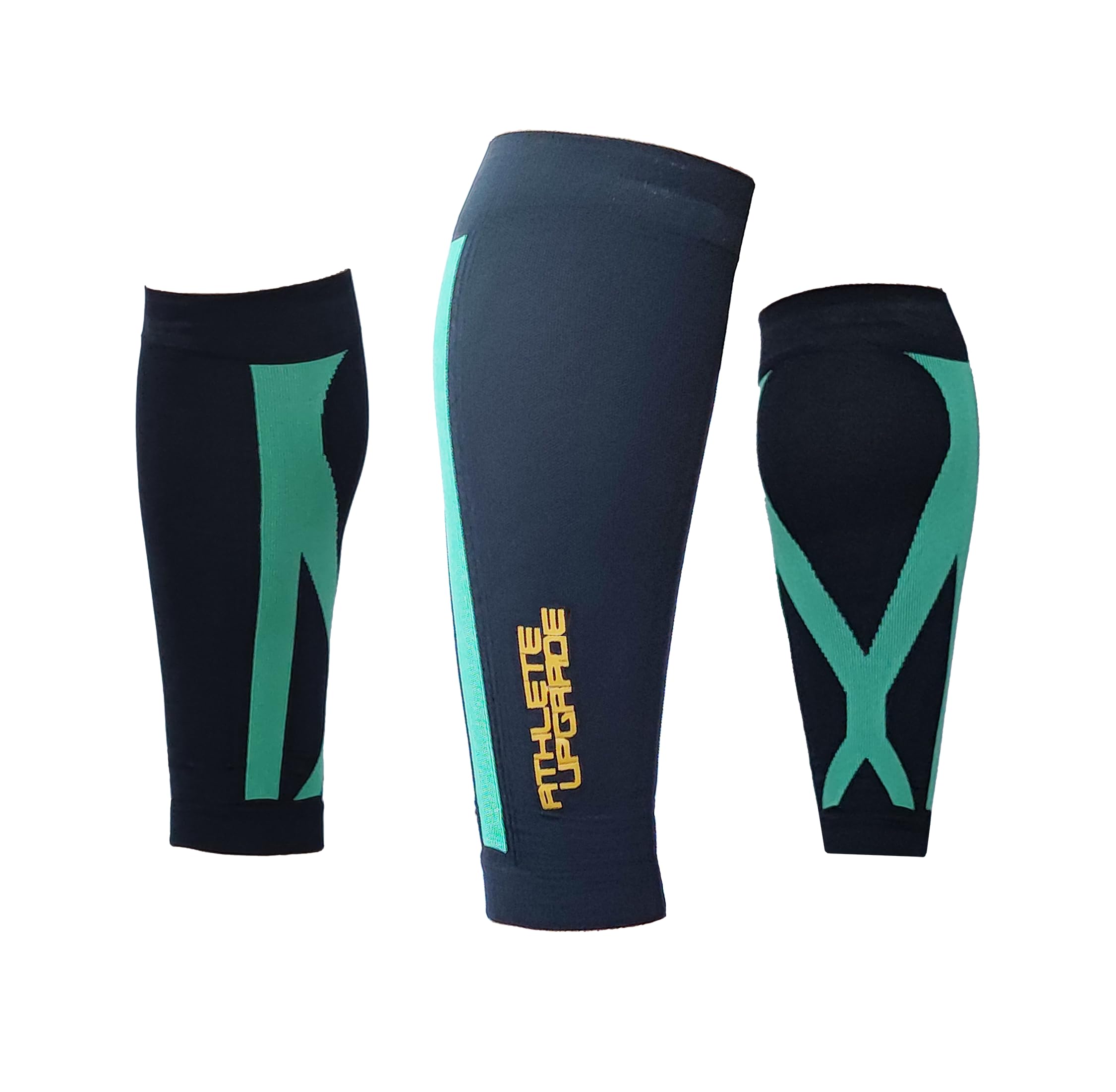 Generico PWRLOADERS - Medias de compresión para pantorrillas – Muñequeras de compresión para deportes – Bandas elásticas para fútbol, baloncesto, ciclismo, correr, maratón