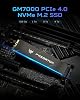 acer Predator GM7000 Gaming SSD 2TB - up to 7400 MB/s Read - M.2 2280 NVMe PCIe Gen4 with DRAM Cache Internal Solid State Drive for Laptop & Desktop PC - PS5 Compatible